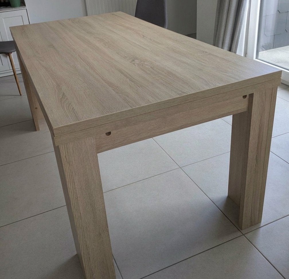 Table de salle à manger, Enlèvement, Utilisé, Chêne, Rectangulaire