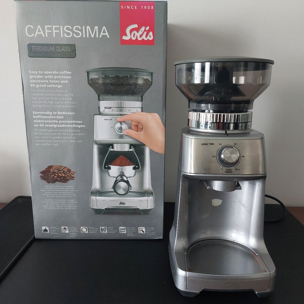 koffiemolen Solis, Maison & Meubles, Cuisine | Ustensiles de cuisine, Autres marques, Argent, Comme neuf, Enlèvement