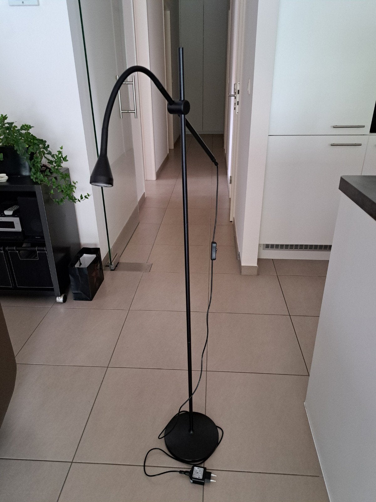 Lampe de lecture sur pied, Enlèvement ou Envoi, Utilisé, Métal, 100 à 150 cm