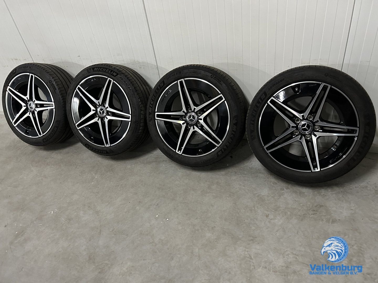 6.5mm! Originele Mercedes AMG C300E Hybrid W206 18 inch bree, 18 inch, Gebruikt, -, -