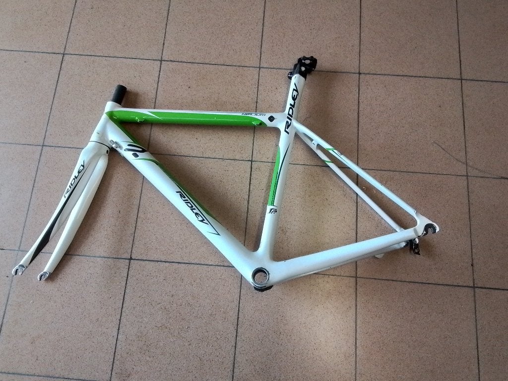 frame ridley helium, Fietsen en Brommers, Ophalen of Verzenden, Gebruikt, Racefiets, Frame