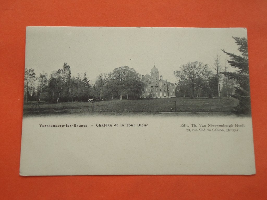 Varsenare - Varsenaere - Jabbeke Chateau de la Tour Bleue, Verzamelen, Ophalen of Verzenden, Voor 1920, Ongelopen, West-Vlaanderen