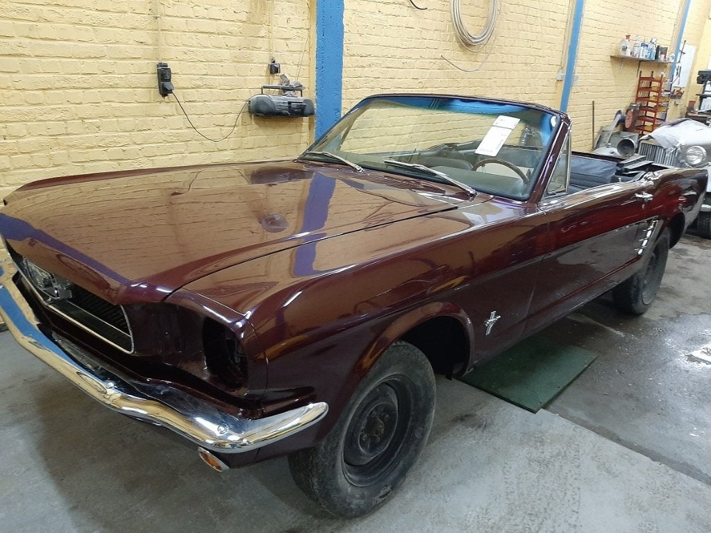 FORD MUSTANG CABRIO 1966, Auto's, Achterwielaandrijving, Zwart, Cabriolet, Handgeschakeld