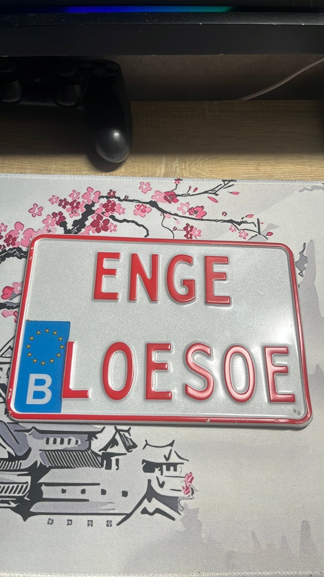 Nummerplaat Enge loesoe scoter , motor, Vélos & Vélomoteurs, Pièces de cyclomoteur | Général, Enlèvement ou Envoi, Comme neuf