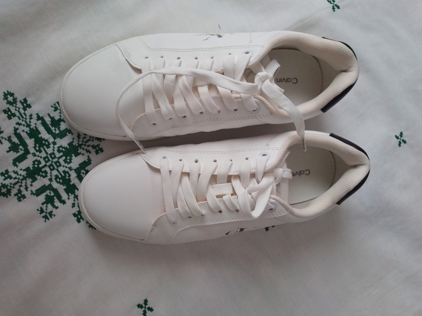 Baskets Calvin klein jeans-taille 39-blanches, Vêtements | Femmes, Chaussettes & Bas, Enlèvement ou Envoi