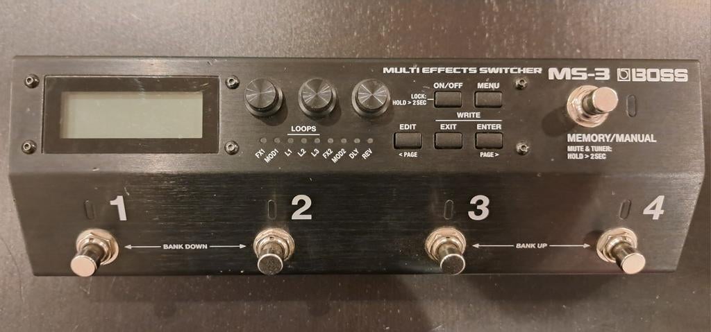 Boss MS-3, Muziek en Instrumenten, Effecten, Ophalen of Verzenden, Zo goed als nieuw, Multi-effect
