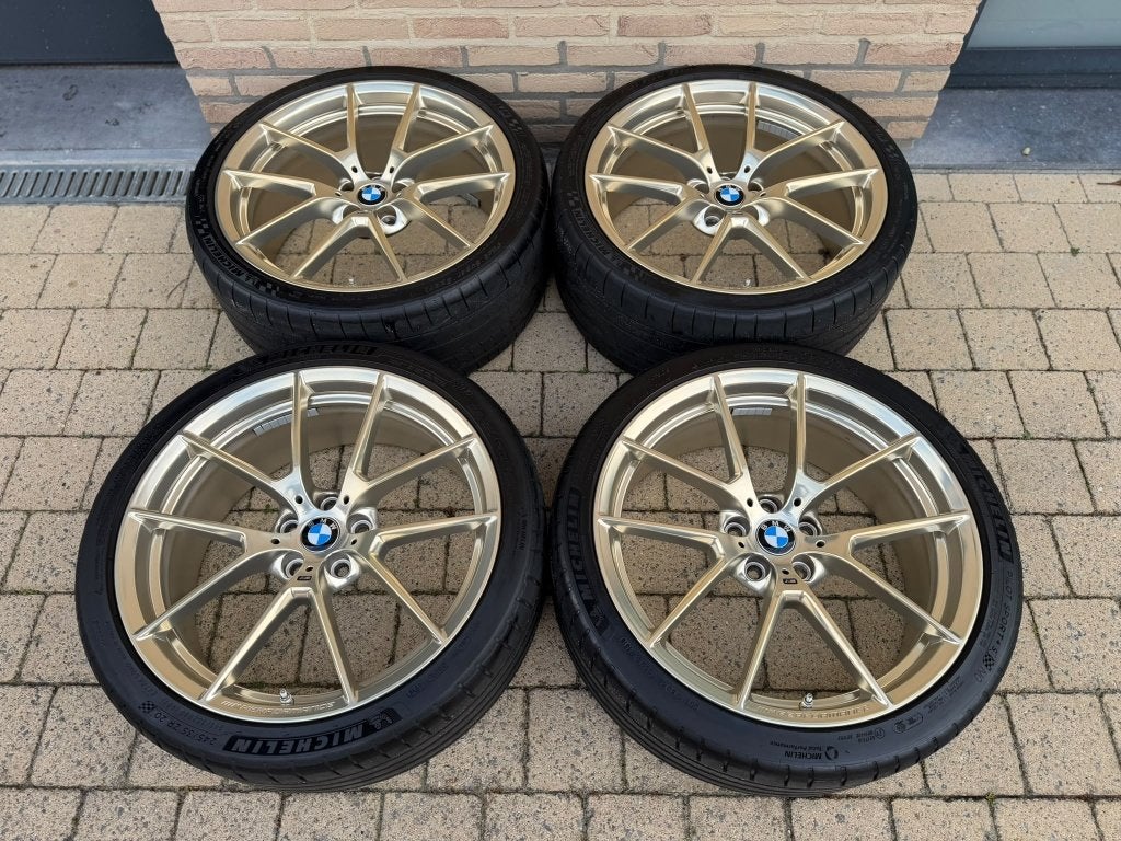 20” Bmw 763M – Frozen Gold - Original - 5x112, Pneus et Jantes, Enlèvement ou Envoi, Véhicule de tourisme, Utilisé