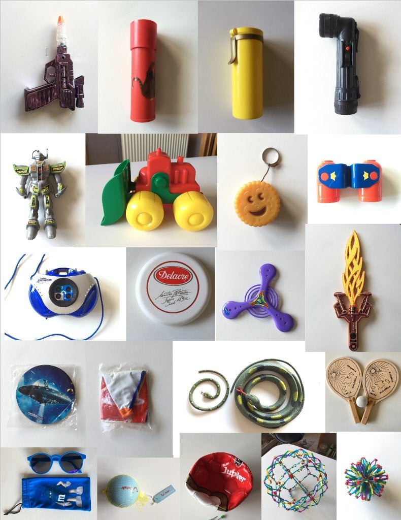 Kinderspeelgoed - 21 stuks in box, Enlèvement ou Envoi, Comme neuf, Autres types, Avec lumière