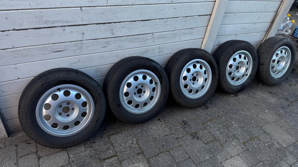 Audi pepperpots 5 stuks, Enlèvement, 15 pouces, Pneus été, Pneus et Jantes