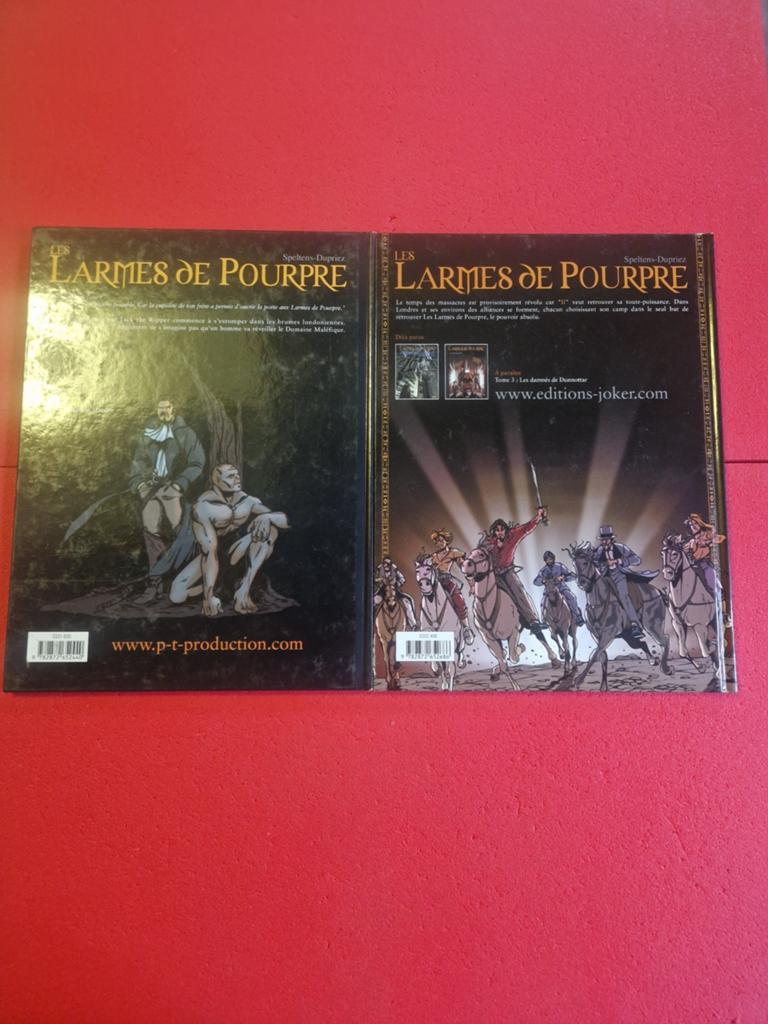 Lot de 2 bd les larmes de pourpre 1 et 2,EO, Enlèvement ou Envoi