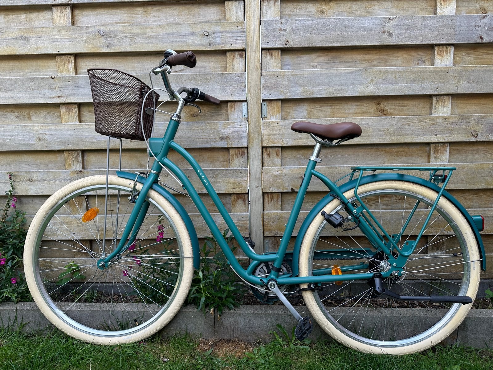 Cadre Elops 520 vert foncé L/XL, Vélos & Vélomoteurs, Enlèvement, Comme neuf, Panier