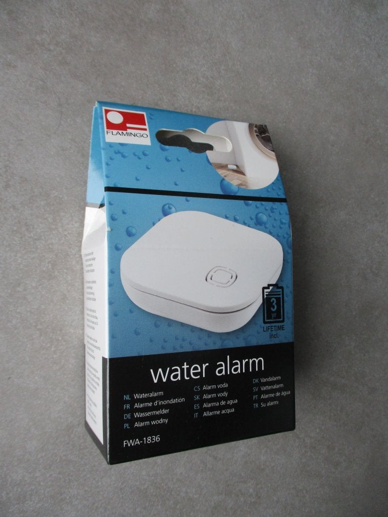 Water alarm flamingo waterdetector lekkagemelder nieuw, Enlèvement ou Envoi, Neuf
