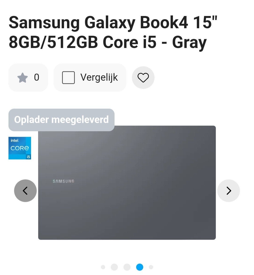 Samsung Galaxy Book4 i5, Ophalen
