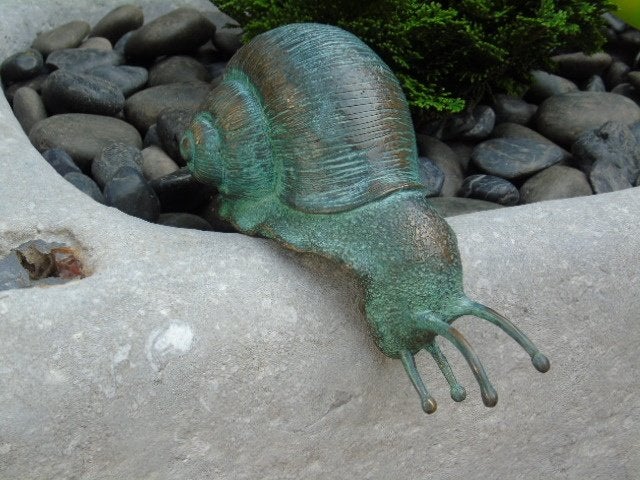 escargot tête en bas grand modèle en bronze, Enlèvement ou Envoi, Neuf
