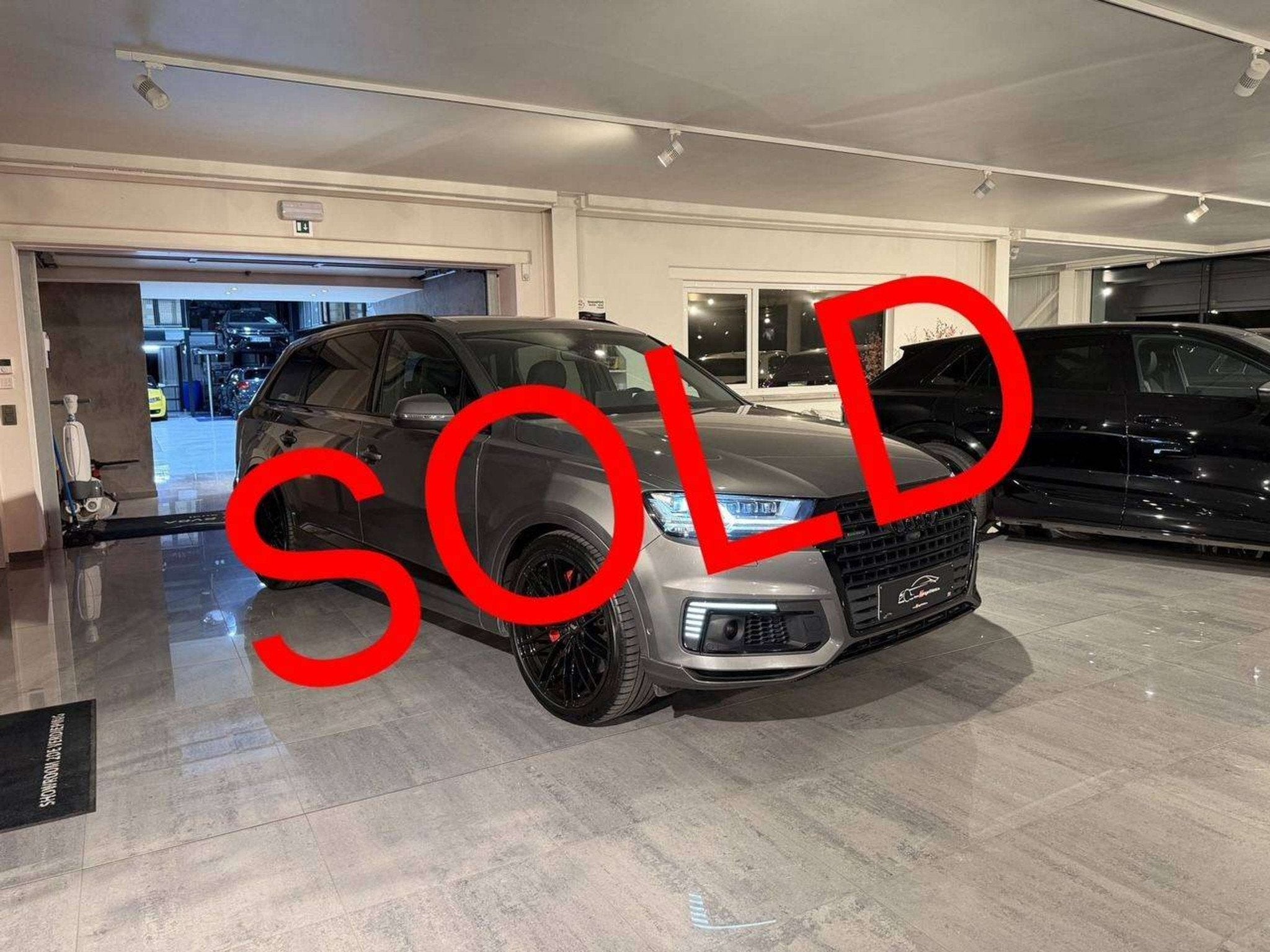 Audi Q7 e-tron SOLD BIJ GARAGE VRIENS YVES BV!, Argent ou Gris, Achat, Alcantara, 6 cylindres