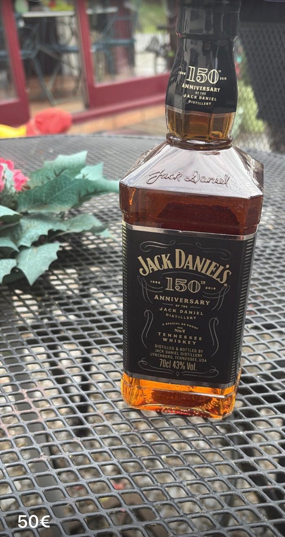 Jack daniel’s, Envoi, Comme neuf