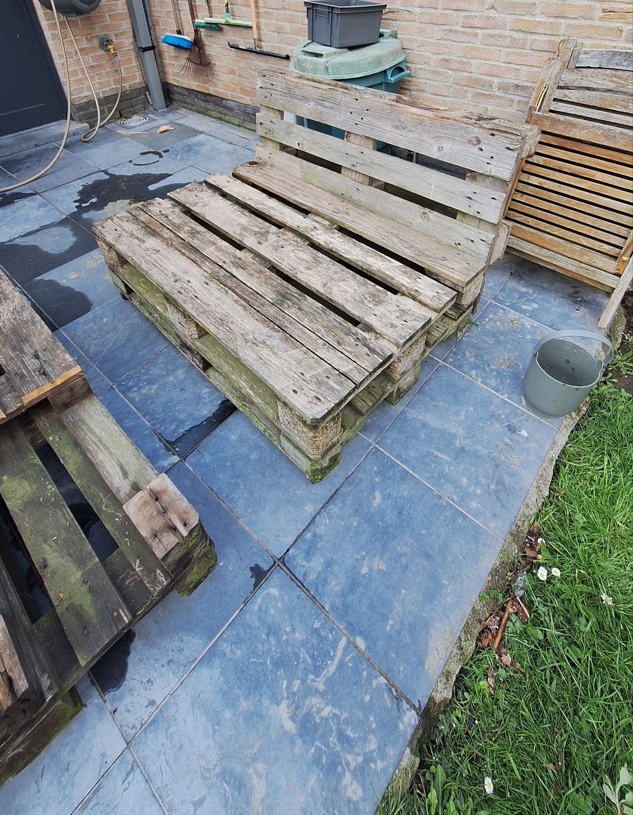 Zitmeubel terras pallet, Tuin en Terras, Ophalen