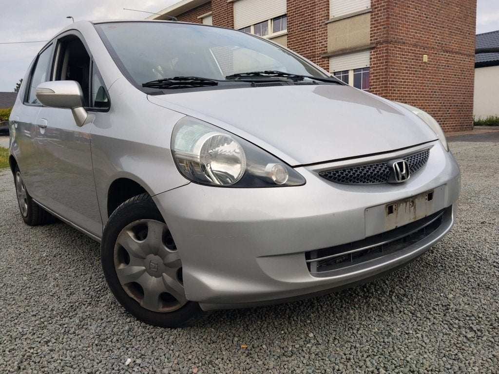 HONDA JAZZ/1400cc BENZINE/AIRCO/GEKEURD/12MA GARANTIE, Auto's, Bedrijf, Euro 4, Zilver of Grijs, Parkeersensor