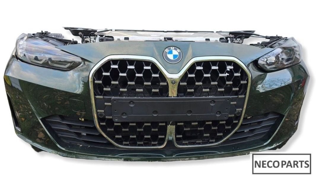 BMW 4 G22 G23 G24 G26 VOORBUMPER ORIGINEEL ALLES LEVERBAAR!!, -, Utilisé, Avant, -