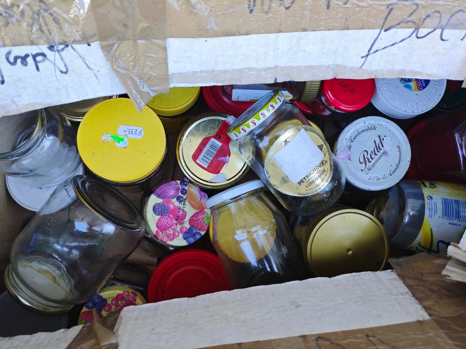 Bocaux vides pour confiture ou conserves, Maison & Meubles, Verre, Enlèvement, Utilisé, Autres styles