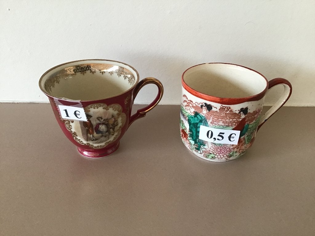 divers petits sacs en porcelaine, Enlèvement ou Envoi