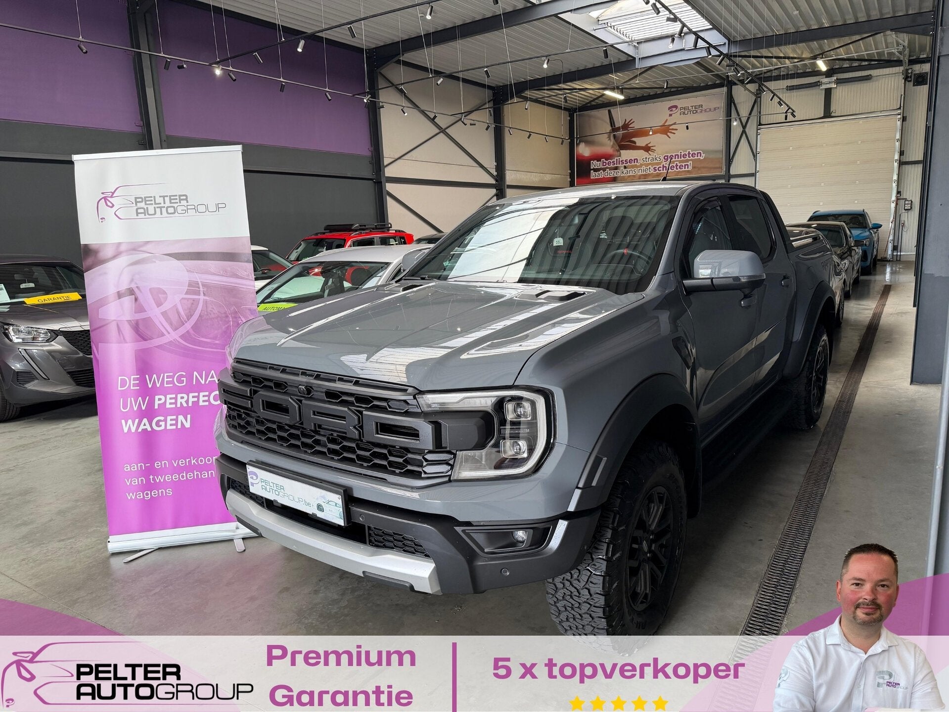 Ford Ranger Raptor 3.0 V6 292PK Camera GPS CarPlay FULL, 0 kg, Argent ou Gris, Achat, Entreprise