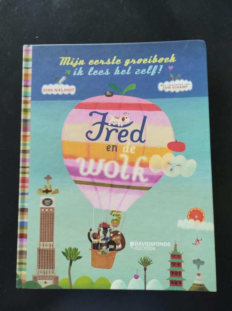 Boek Fred en de wolk, Davidsfonds, nieuwstaat, Ophalen of Verzenden, Dirk Nielandt