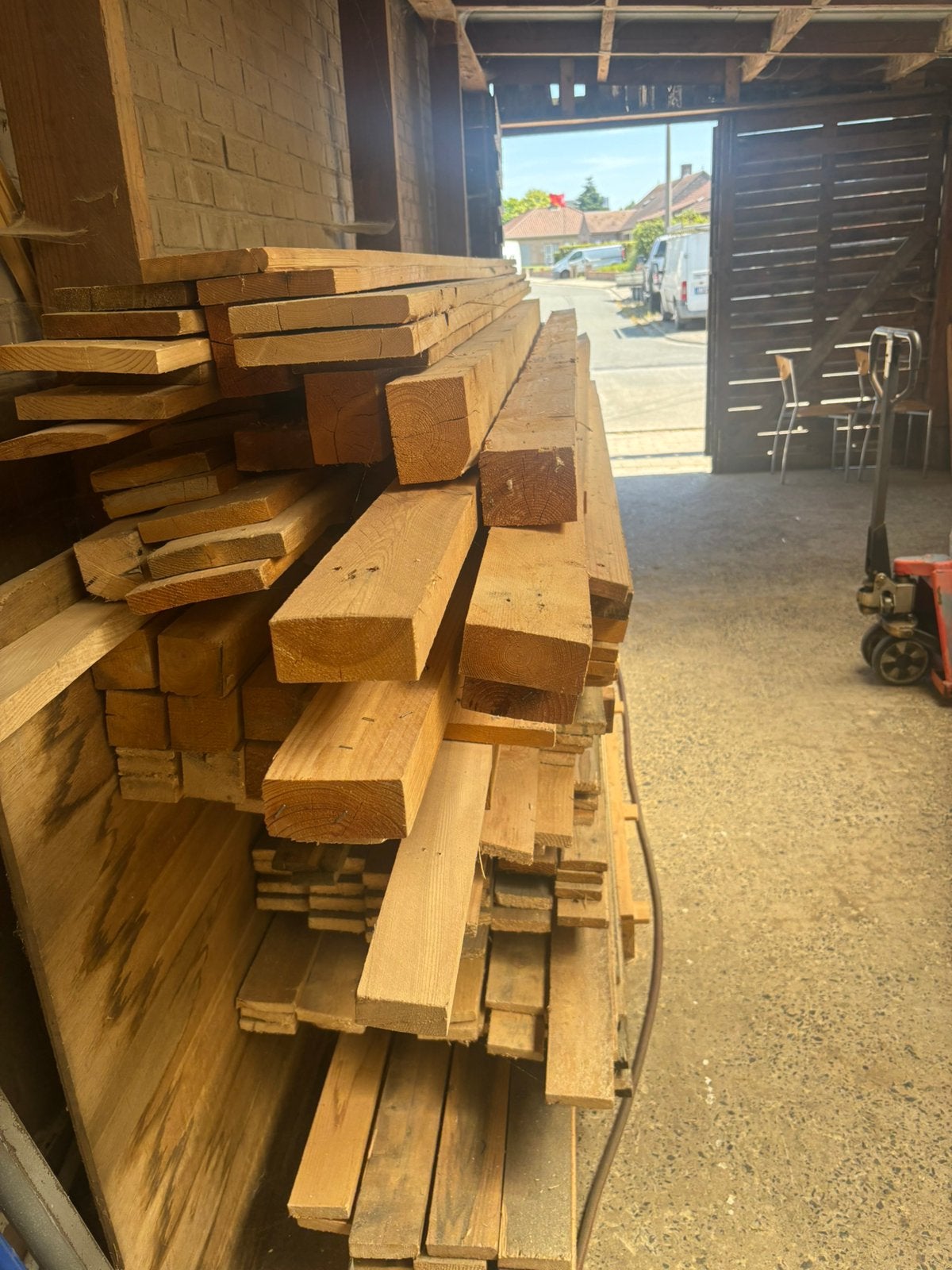 Constructie hout  Recup, Ophalen, Zo goed als nieuw