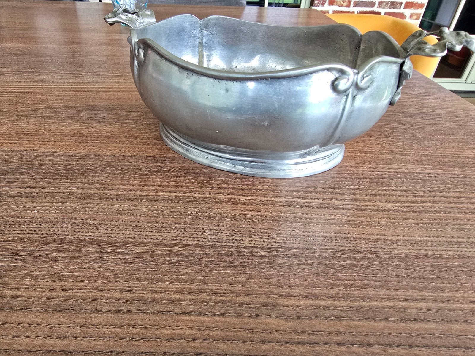 tinnen schaal, Ophalen of Verzenden