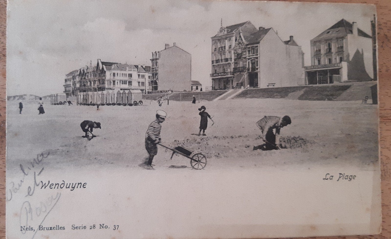 Postkaart WENDUINE WENDUYNE LA PLAGE STRAND 1902 !, Verzamelen, Ophalen of Verzenden