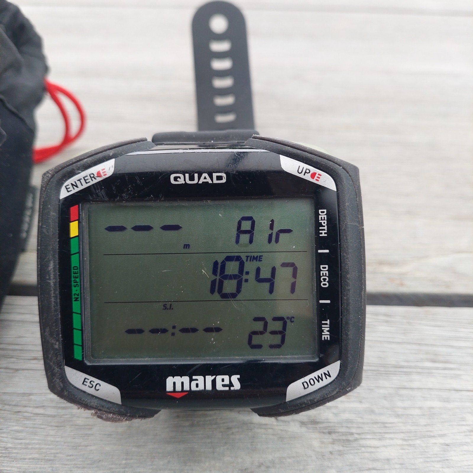 duik computer Mares Qaud, Watersport en Boten, Duiken, Ophalen
