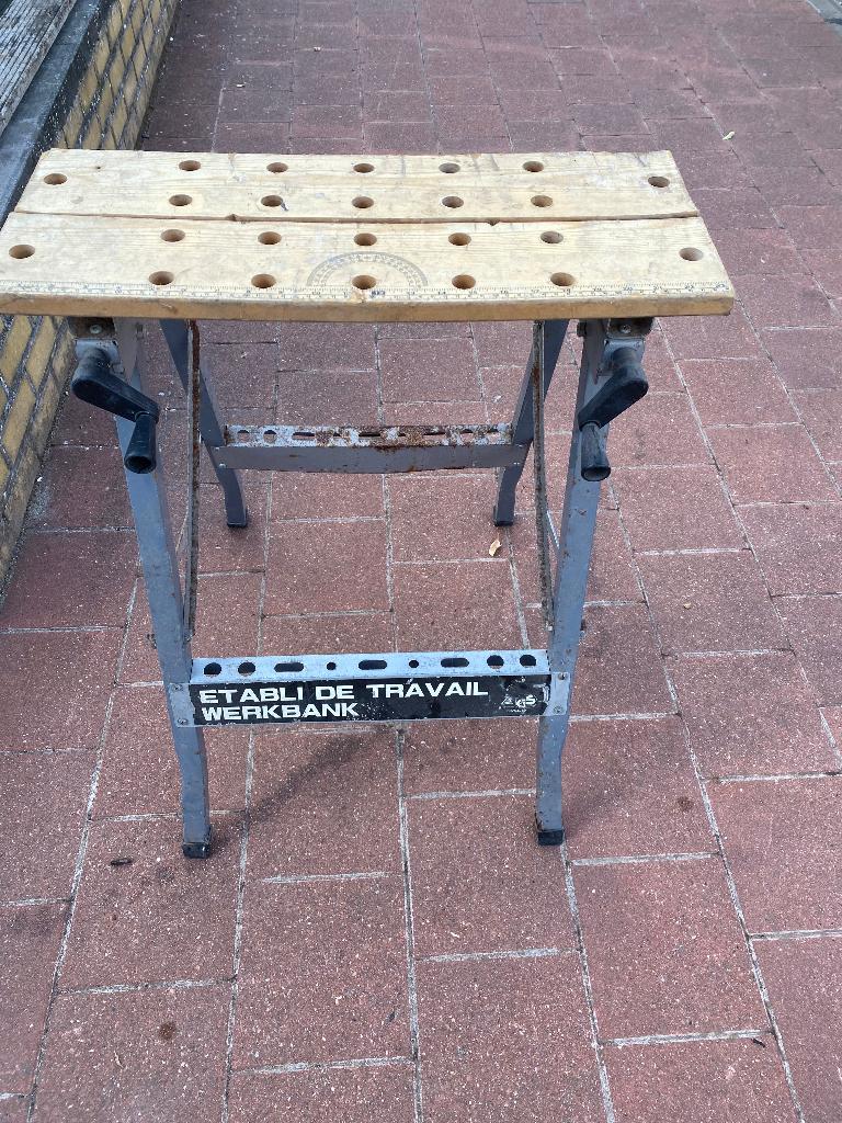 workmate GS, Doe-het-zelf en Bouw, Werkbanken, Ophalen, Gebruikt, Minder dan 70 cm