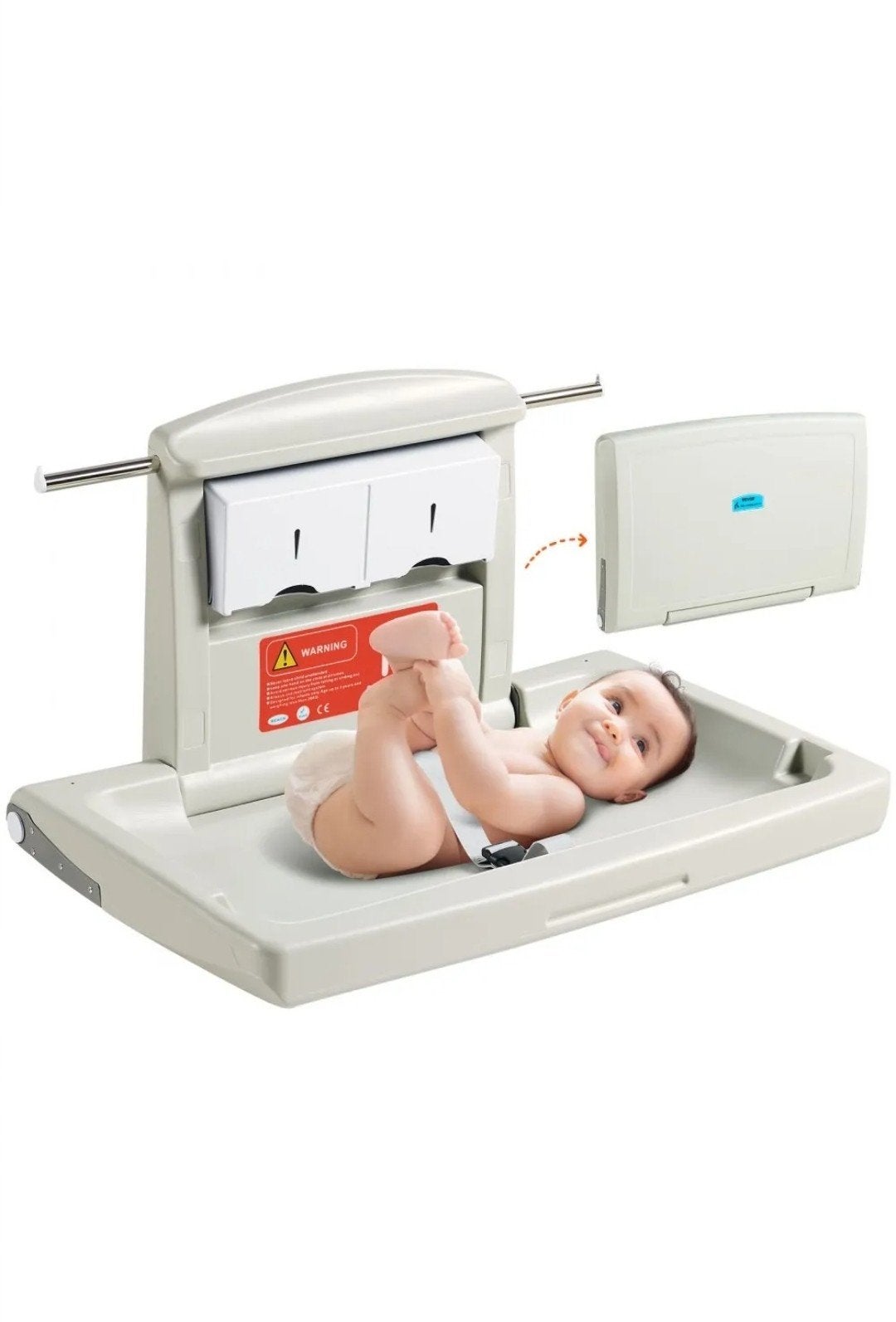 Nieuwe opklapbare wandcommode / baby verschoontafel, Ophalen of Verzenden