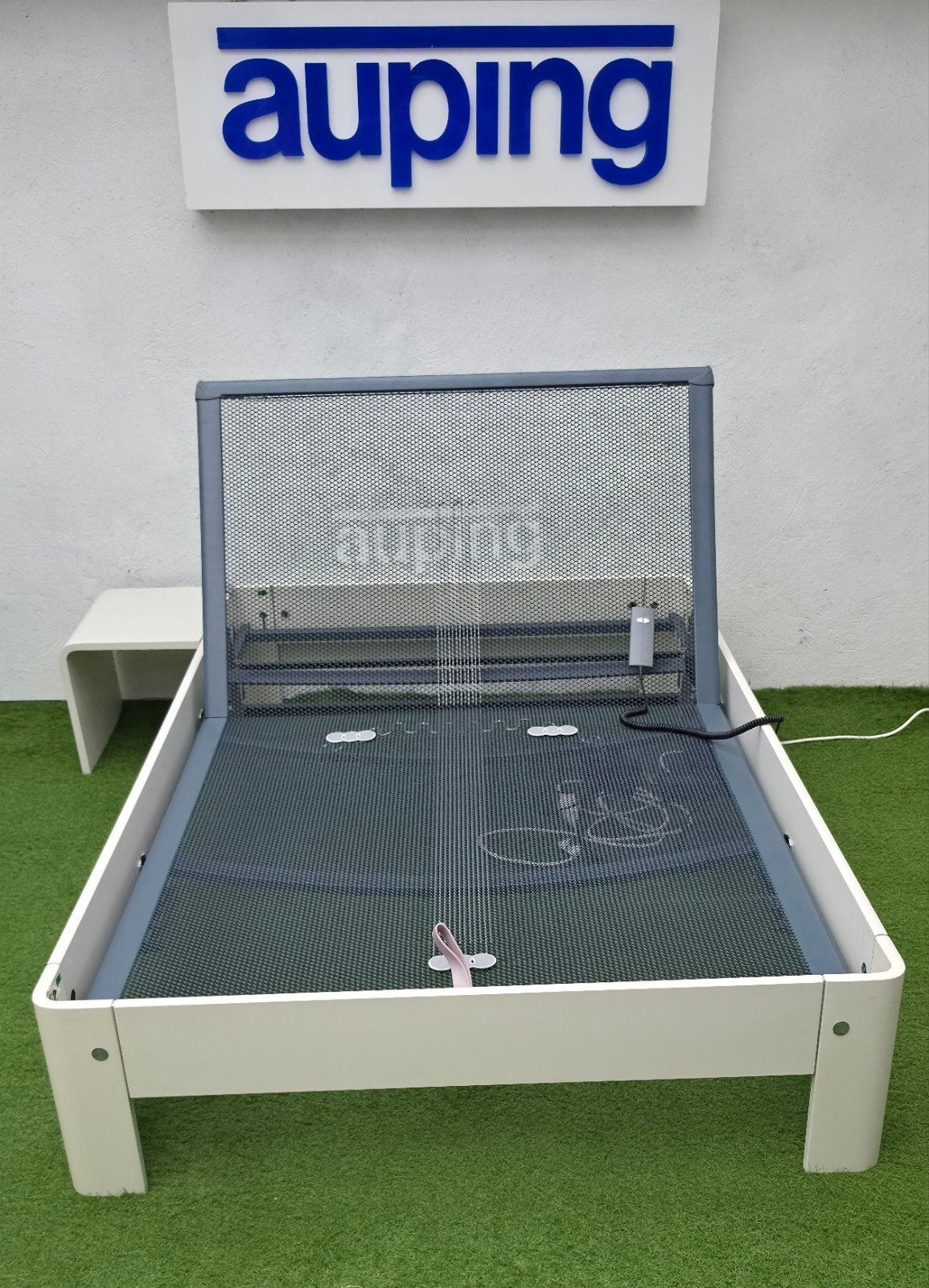 Auping Auronde Elektrisch Bed 120x200cm met Tafeltje, Ophalen of Verzenden