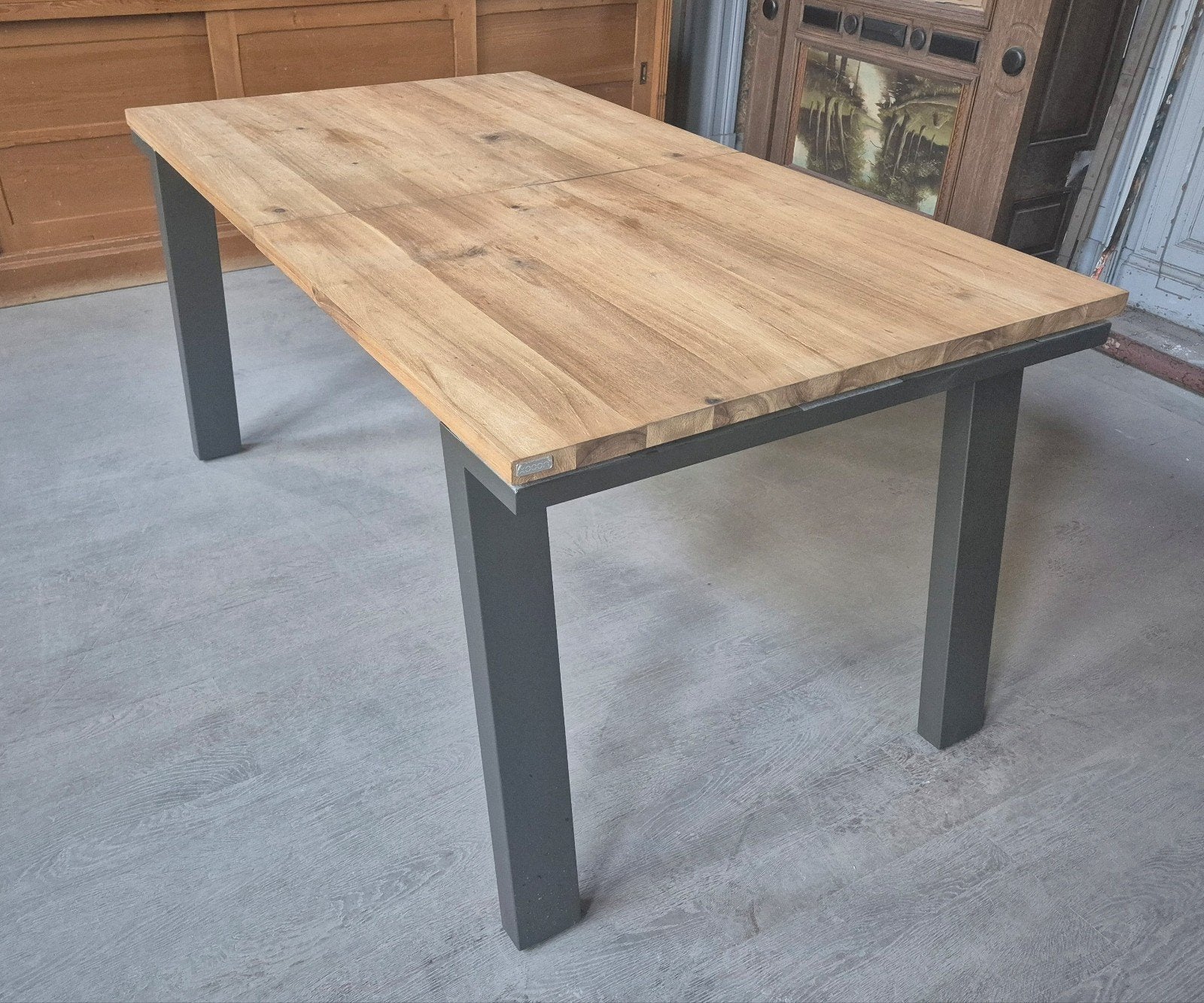 Xooon uitschuifbare eettafel, Ophalen, Gebruikt, 200 cm of meer, 50 tot 100 cm
