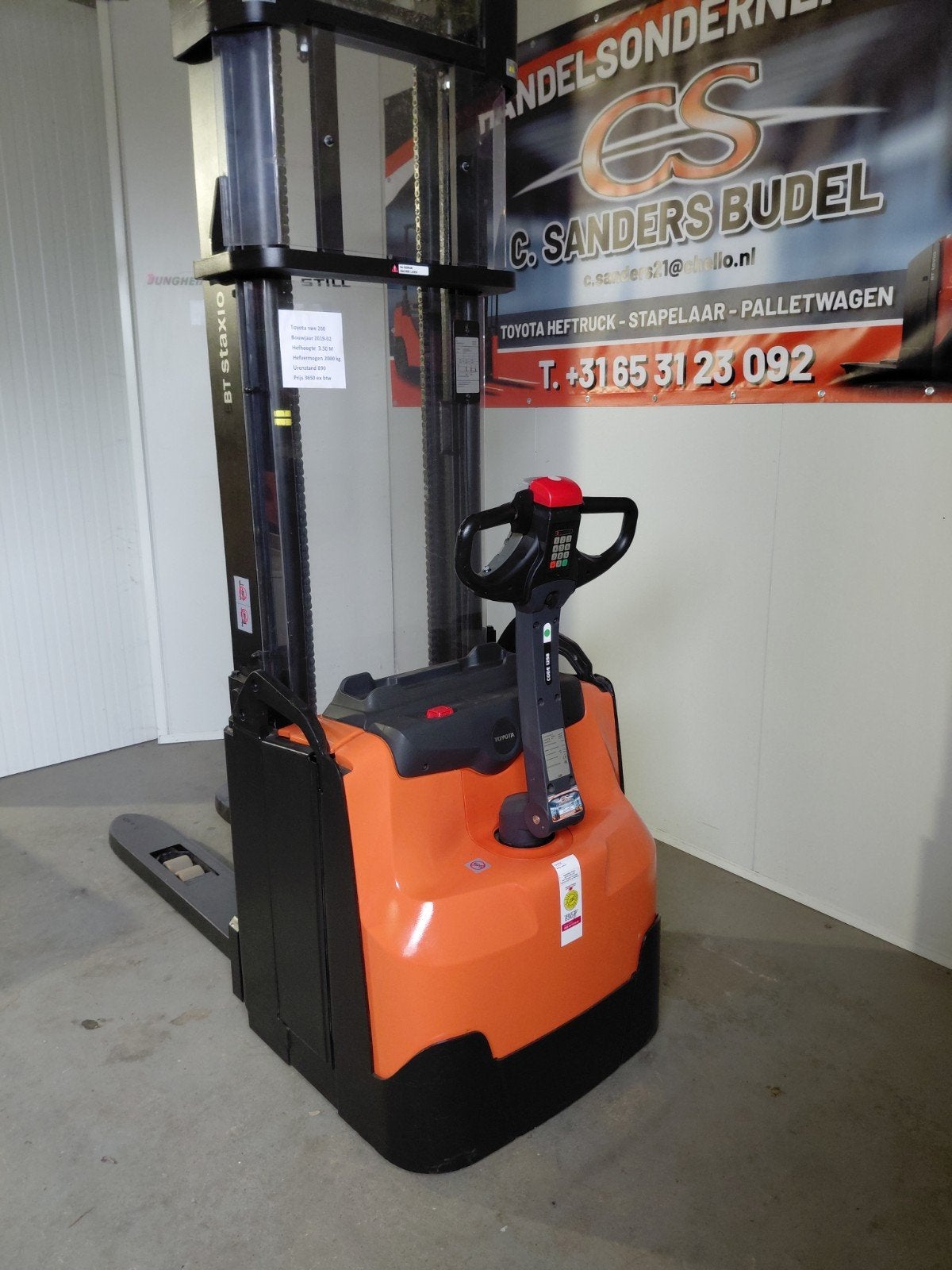 Gerbeur électrique Toyota Swe 200, Enlèvement ou Envoi