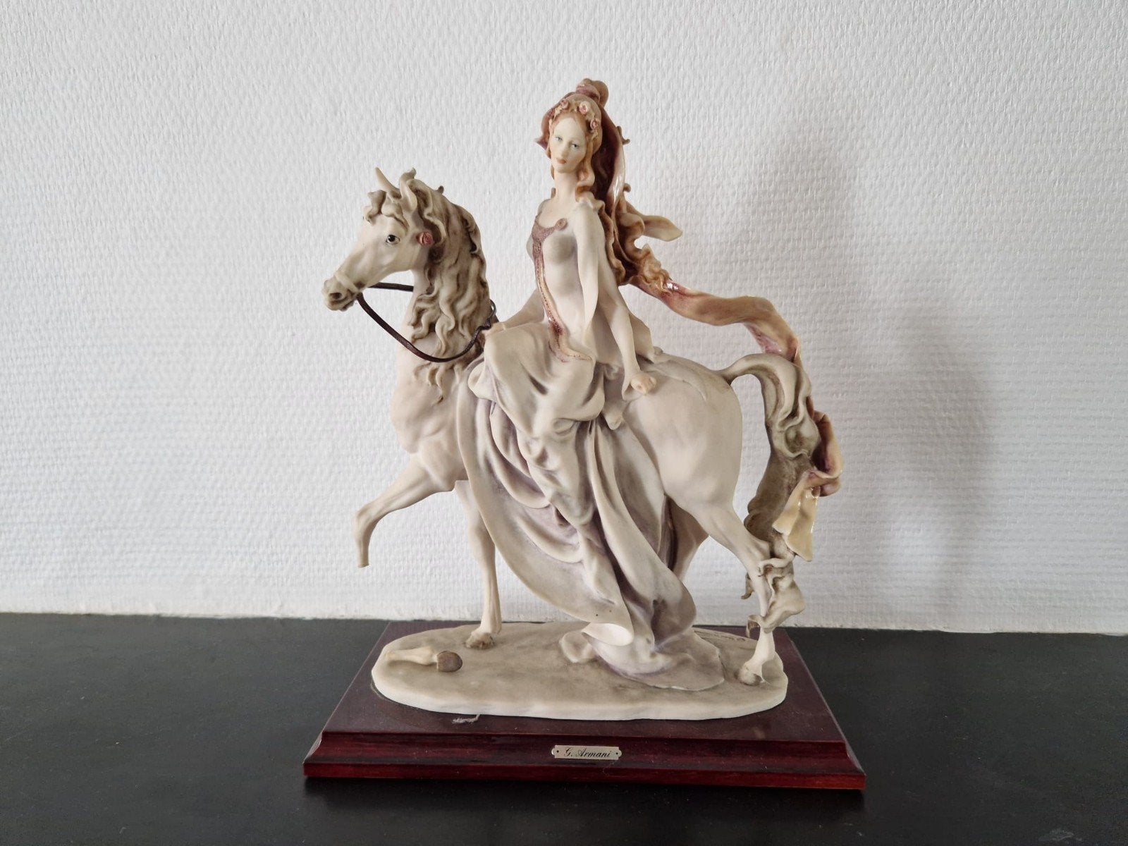 figurine statue Giuseppe Armani Florence 1985 femme à, Enlèvement, Statue, Femme