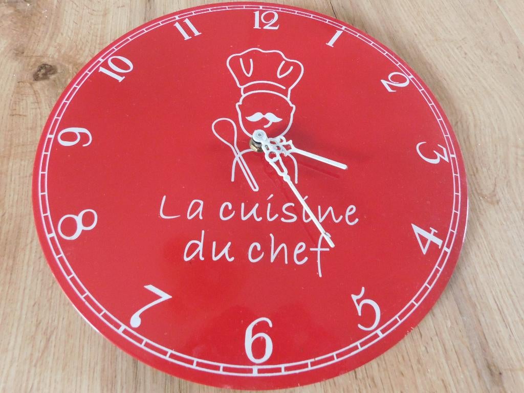 Horloge murale cuisine, Enlèvement ou Envoi, Comme neuf, Horloge murale