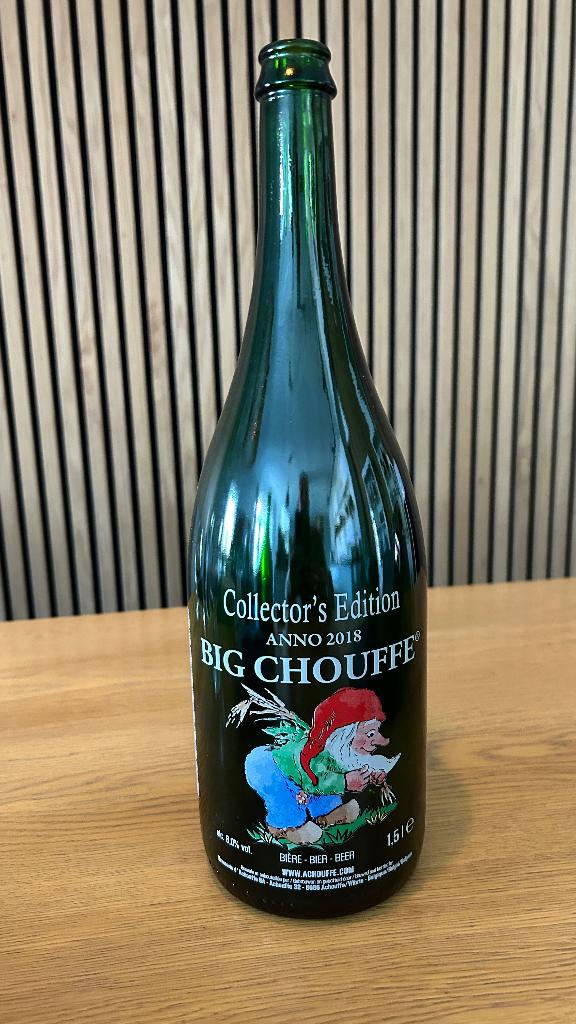 Big Chouffe Collector's Edition fles 2018, Verzamelen, Ophalen, Zo goed als nieuw, Flesje(s), Overige merken