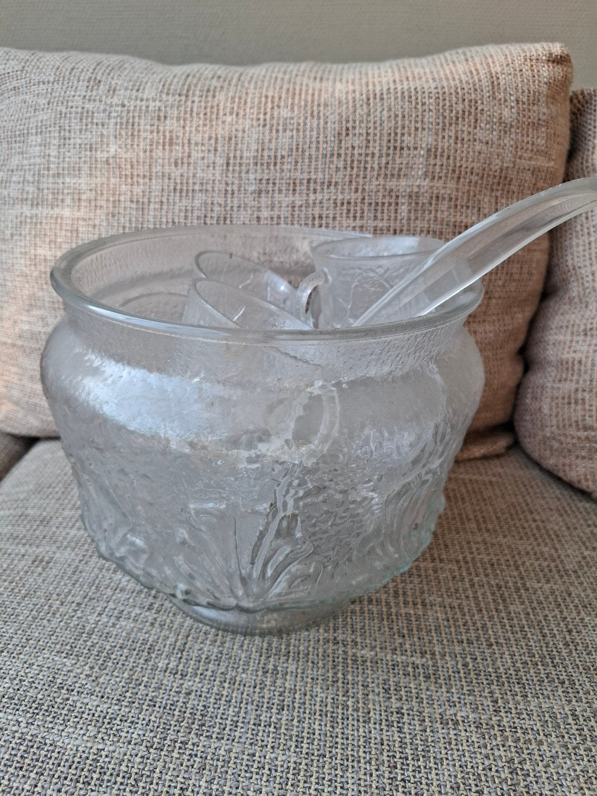 Glazen punch/sangria set, Huis en Inrichting, Woonaccessoires | Stolpen, Ophalen