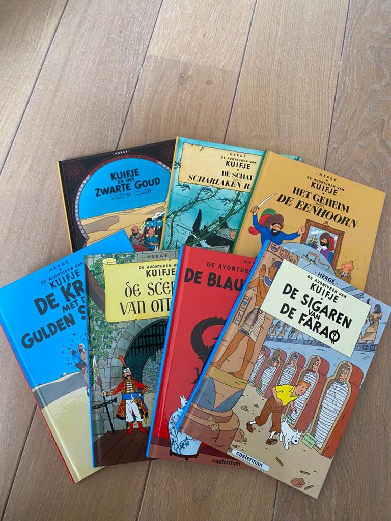 Kuifje 7x hardcover a5, Boeken, Ophalen of Verzenden, Nieuw