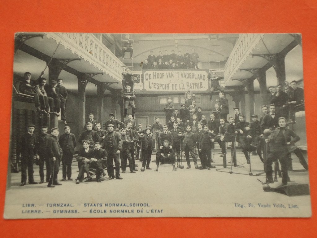 Lier Turnzaal Staats Normaalschool, Ophalen of Verzenden, Voor 1920, Gelopen, Antwerpen