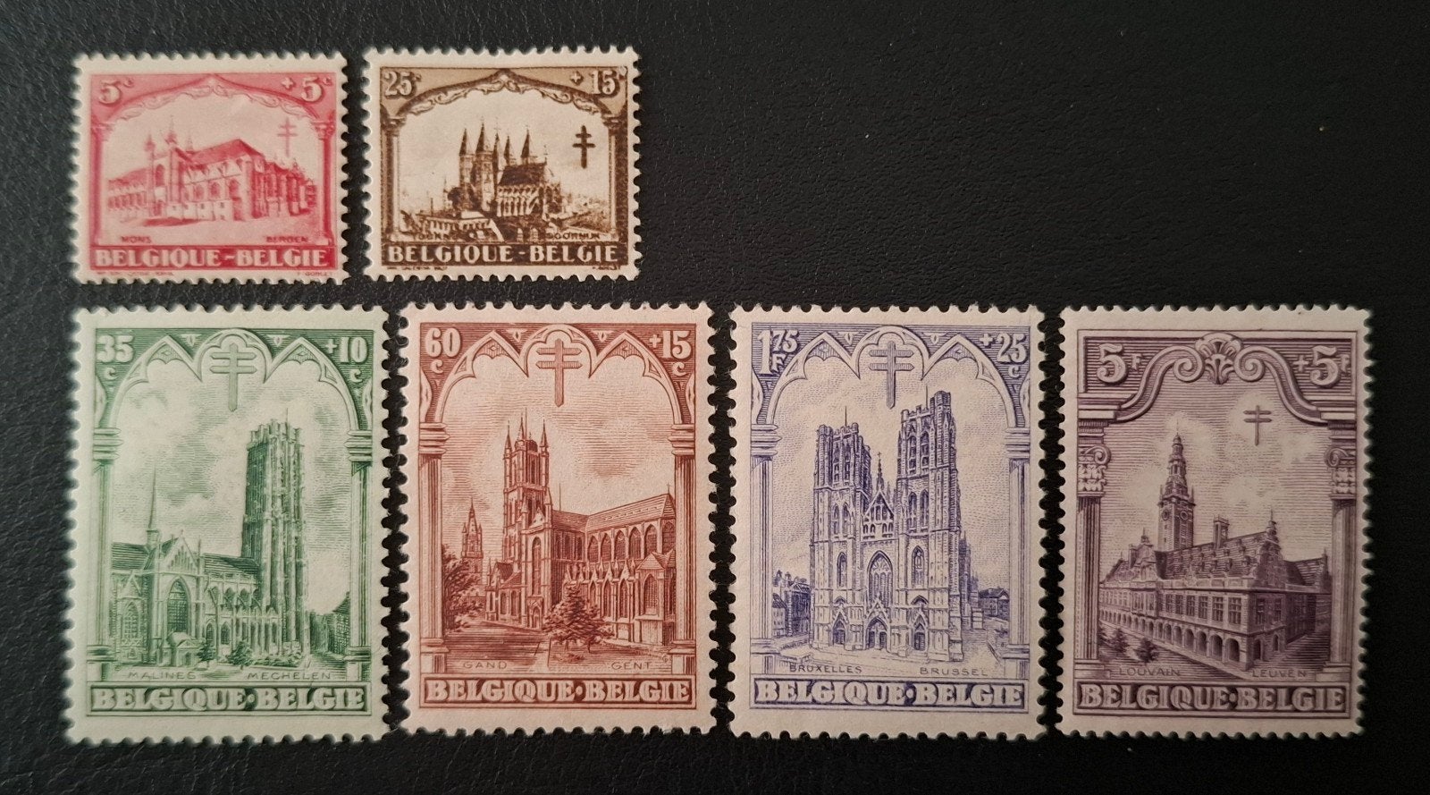 België: OBP 267/72 * Tuberculosebestrijding 1928., Spoor van plakker, Orginele gom, Ophalen of Verzenden, Zonder stempel