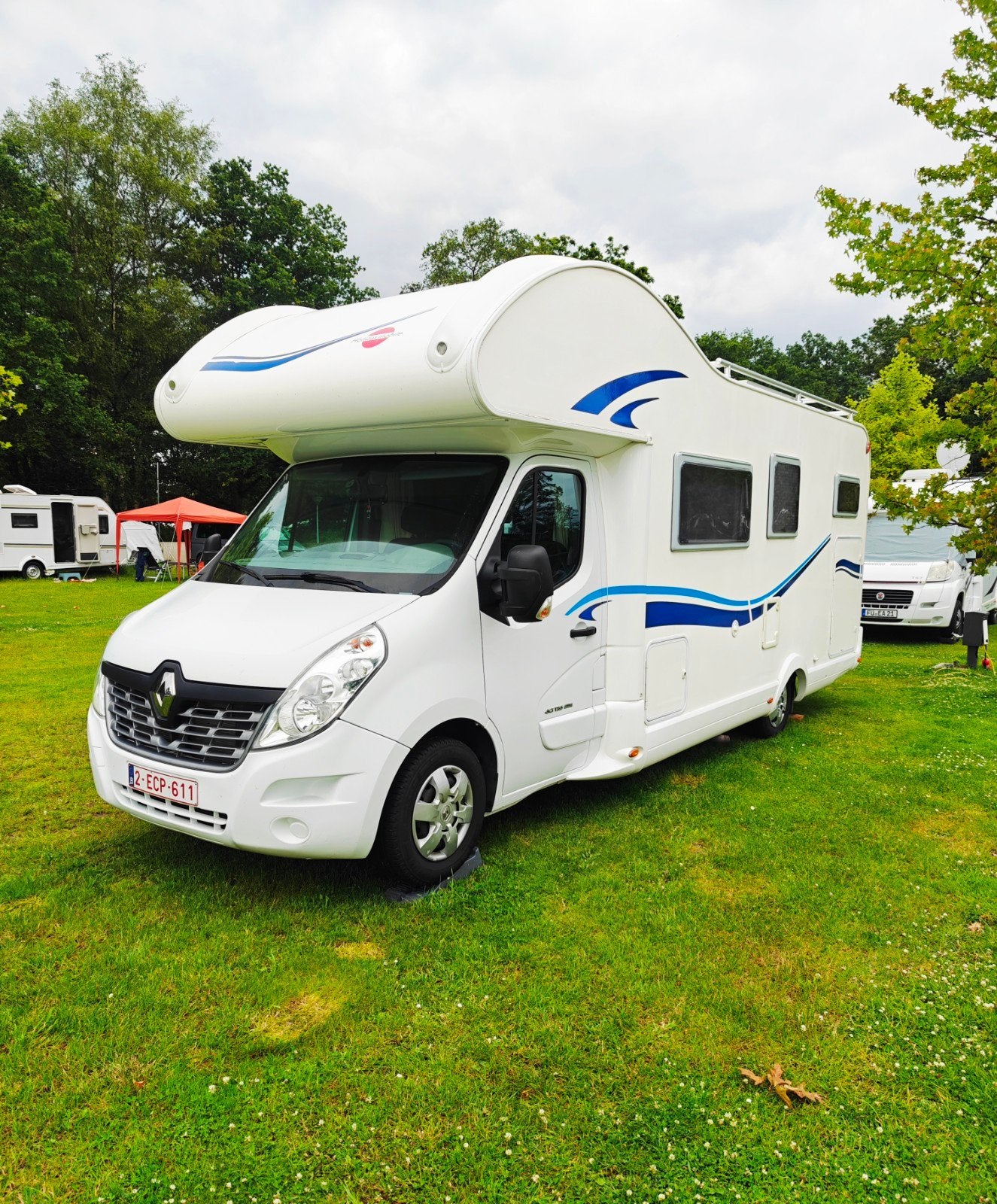 Gezinscamper 6 persoons Rimor Dynamic 35 Renault XXL-Garage, Caravanes & Camping, Camping-cars, Particulier, jusqu'à 6, Alcôve