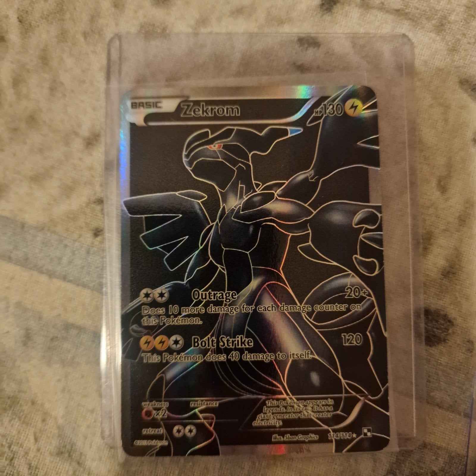 Carte Pokémon Zekrom 114/114, Enlèvement ou Envoi