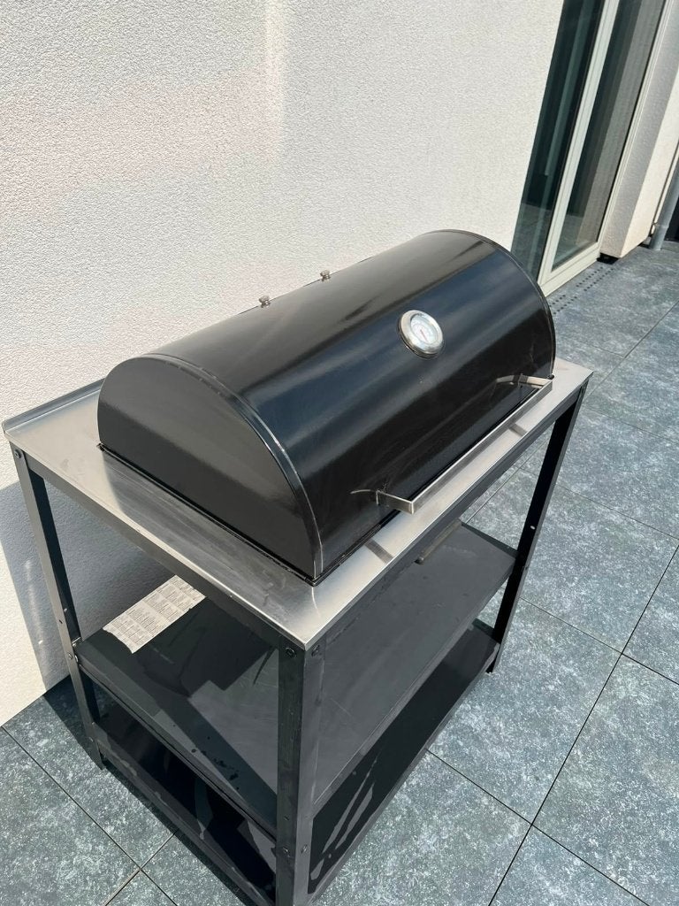 IKEA houtskoolbarbecue - Zeer weinig gebruikt, Ophalen, Zo goed als nieuw, Autre marque