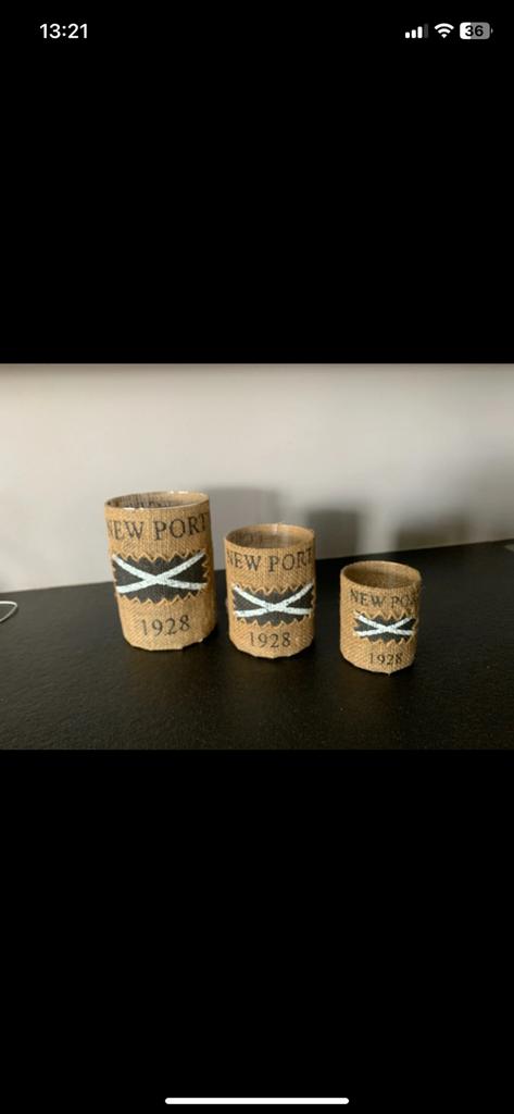 3potten New Port, Huis en Inrichting, Decoratieobject, Zo goed als nieuw, Kunststof, Landelijk