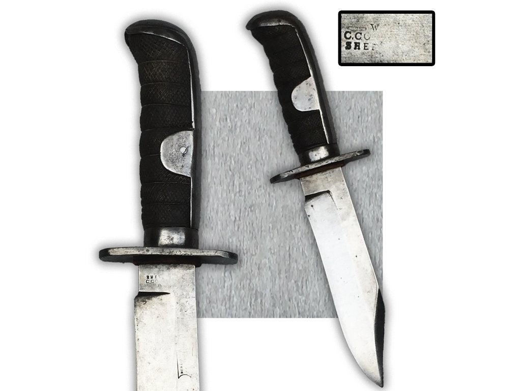 🚨 RARE COUTEAU SHEFFIELD USA XIX 1860-70 ORIGINAL, Envoi, Armée de terre, Épée ou sabre
