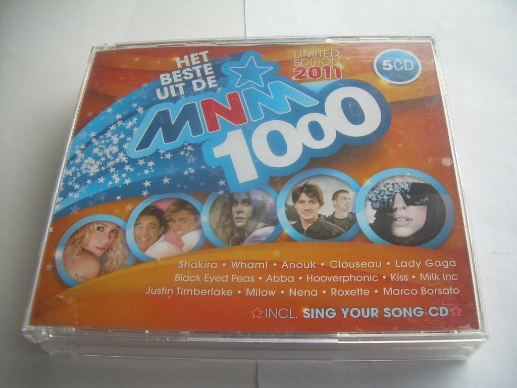 5 CD BOX - MNM - MNM 1000 - 2011, Cd's en Dvd's, Ophalen of Verzenden, Zo goed als nieuw, Dance, Boxset
