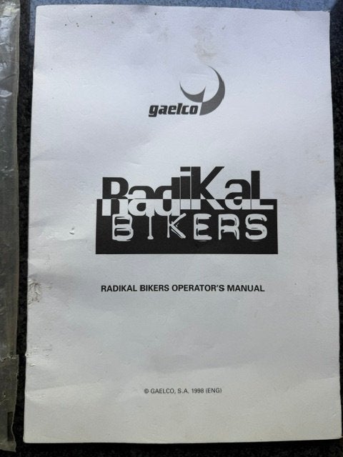 GAELCO RADICAL BIKERS MANUEL AVEC SCHÉMAS, Collections, Enlèvement ou Envoi, Comme neuf